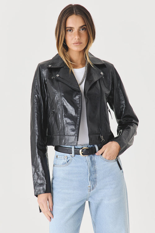 Jaqueta Couro Janis – Preto