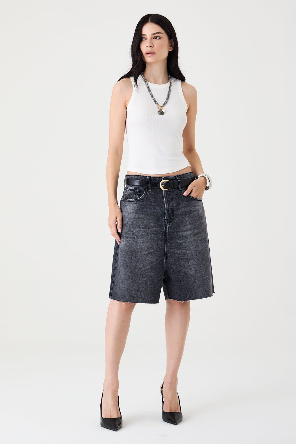 Bermuda Mia Jumbo – Jeans Black