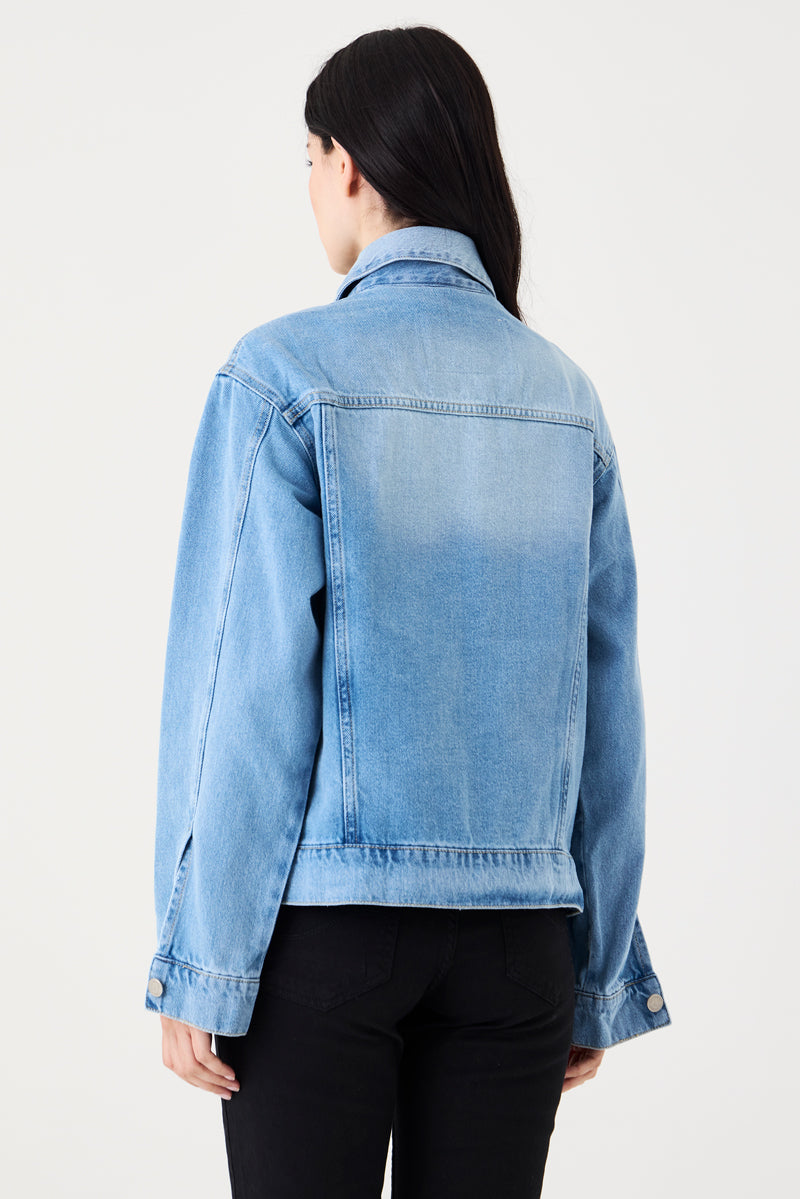 Jaqueta Dana Relaxed – Jeans Médio