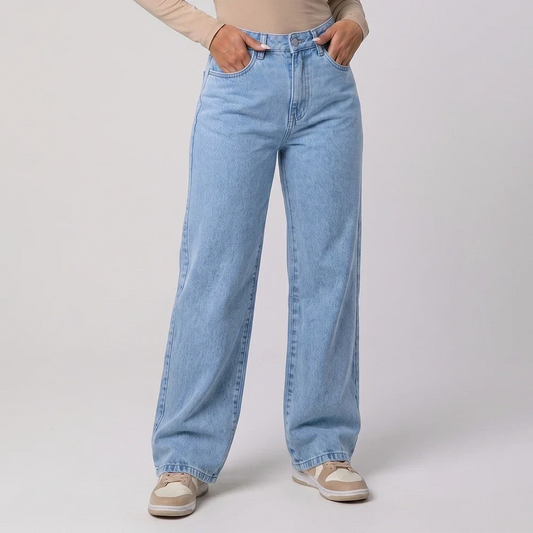 Calça Jeans Wide Leg - foto 1