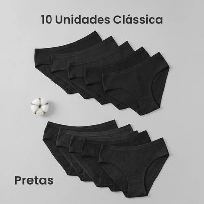 Kit 10 Calcinhas CottonConfort - Shop Mulher