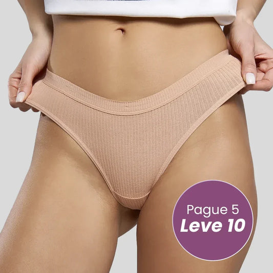 Kit 10 Calcinhas CottonConfort - Shop Mulher