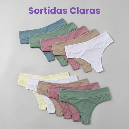 Kit 10 Calcinhas Comfy