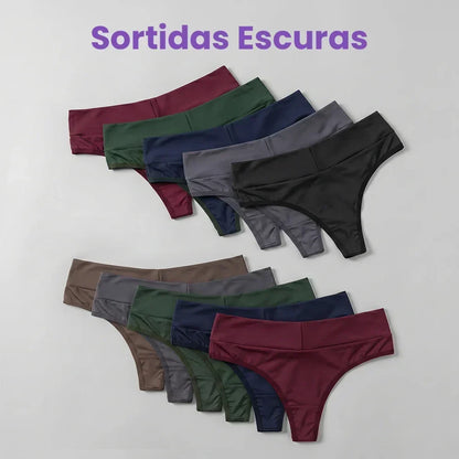 Kit 10 Calcinhas Comfy
