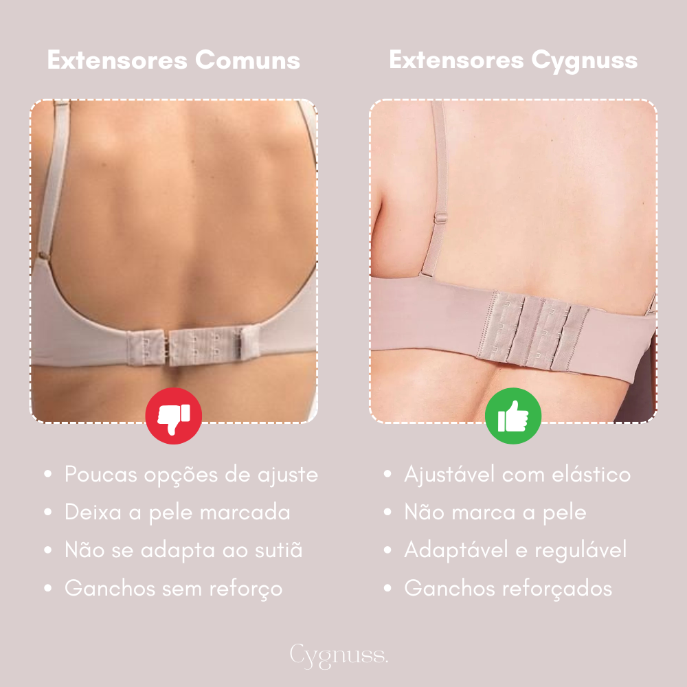 Extensor para Costas Largas - Até 8CM+